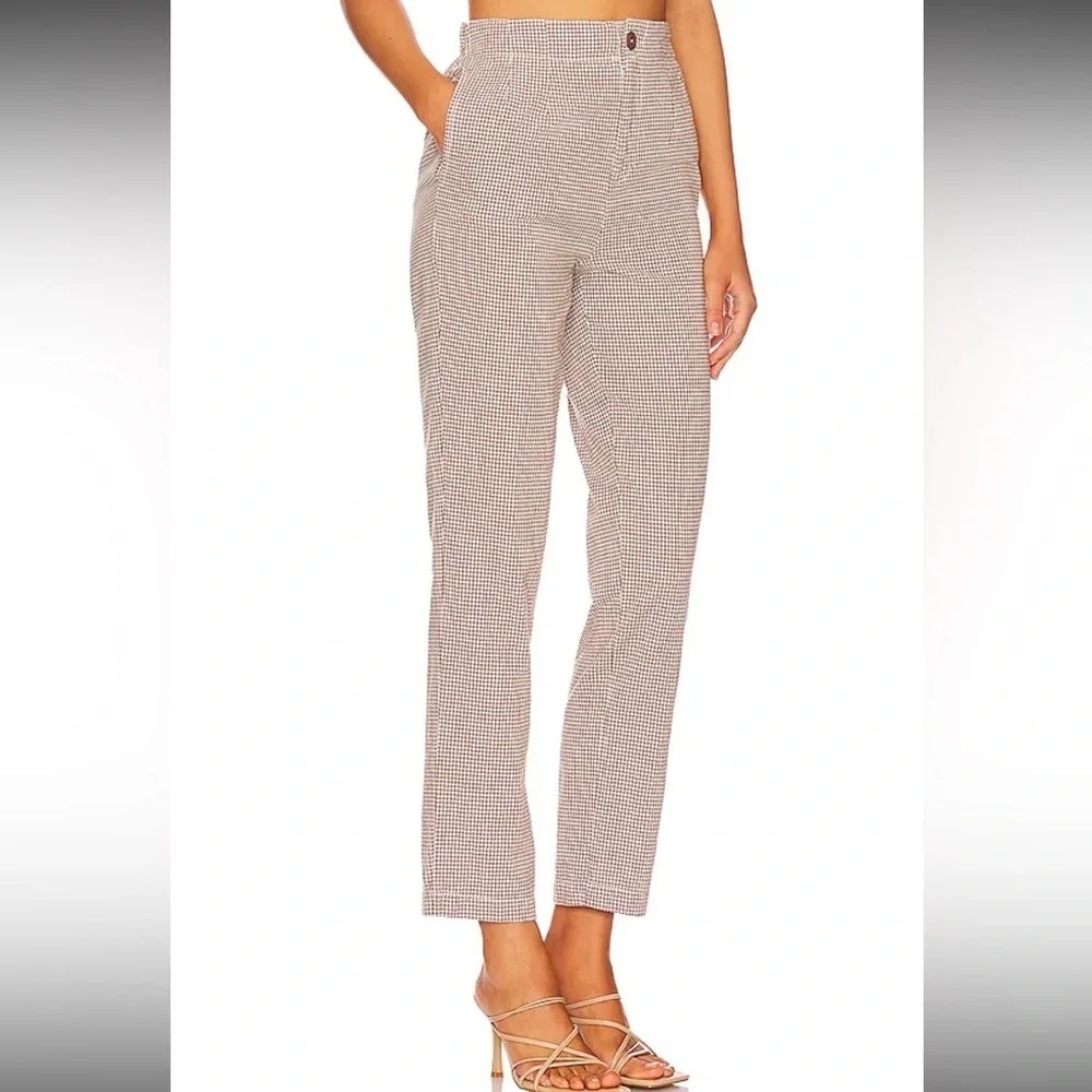 Free People “Kate” Micro Plaid Pants - Picture 7 of 7
